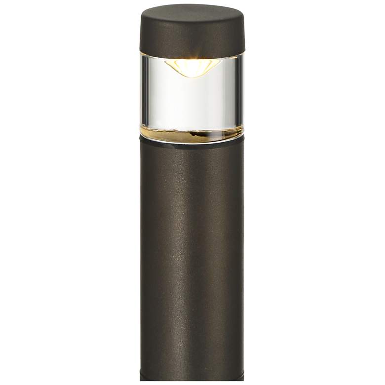 Image 2 John Timberland Nicola 8 1/2" Black LED Low Voltage Landscape Light