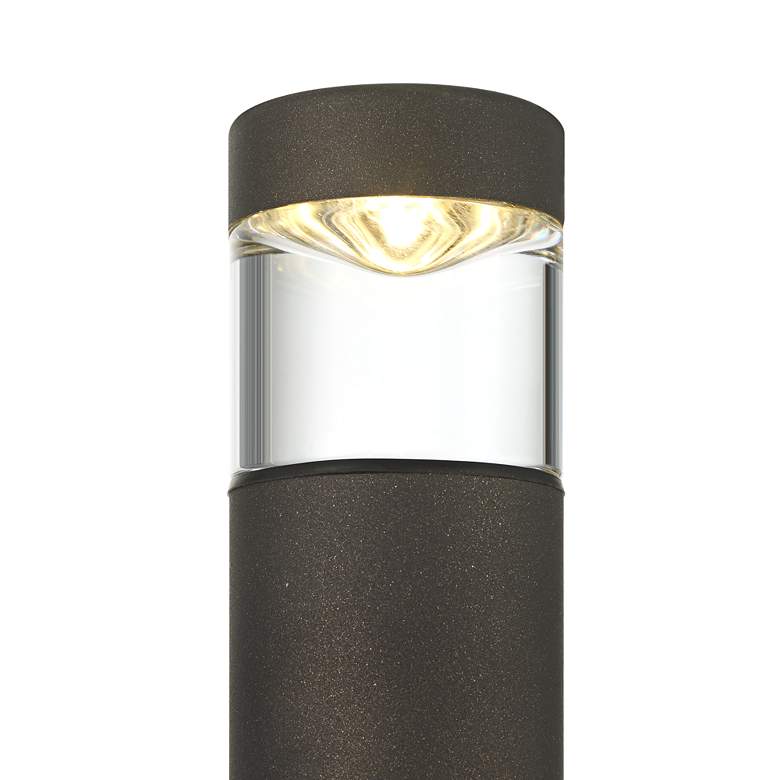 Image 3 John Timberland Nicola 8 1/2" Black LED Low Voltage Landscape Light more views