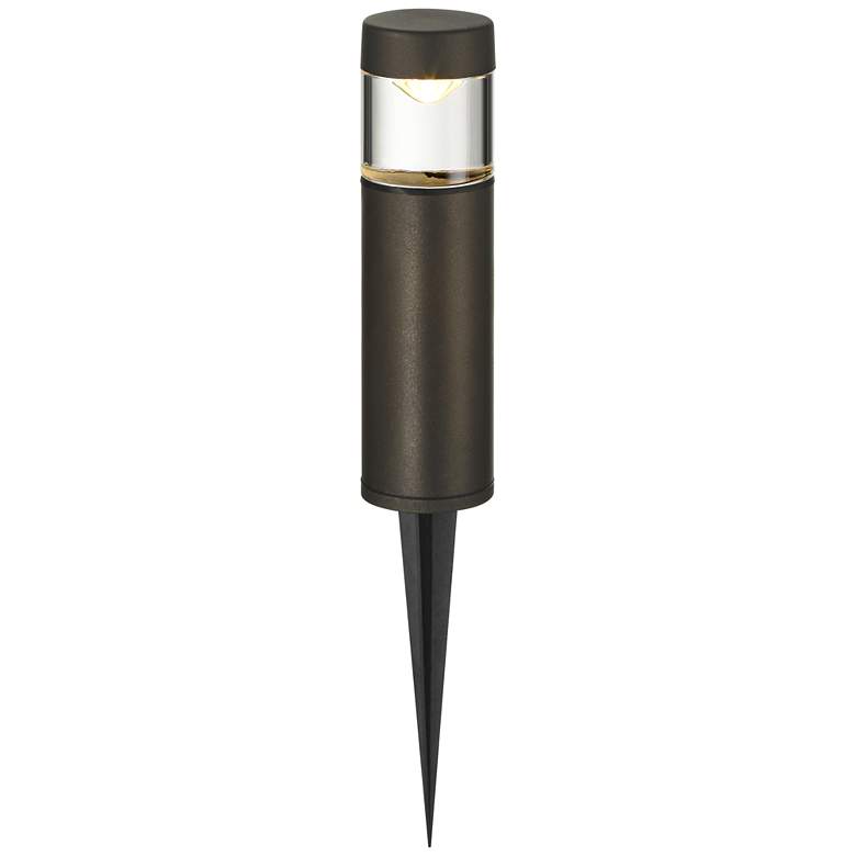 Image 5 John Timberland Nicola 8 1/2" Black LED Low Voltage Landscape Light more views