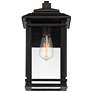 4_John Timberland North House 16" Matte Black and Glass Outdoor Light more views