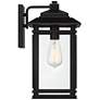 6_John Timberland North House 16" Matte Black and Glass Outdoor Light more views