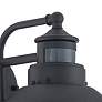 Thumbnail3 of John Timberland Oberlin 9" Black Dusk to Dawn Motion Sensor Barn Light more views
