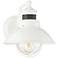 John Timberland Oberlin 9" White Dusk-Dawn Motion Sensor Outdoor Light