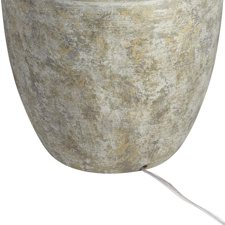 Image 7 John Timberland Otero 27" Mottled Faux Stone Rustic Lamps Set of 2 more views