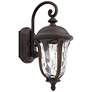 7_John Timberland Park Sienna 16 3/4" Bronze Scroll Outdoor Wall Light more views