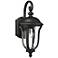 John Timberland Park Sienna 16 3/4" High Black Outdoor Wall Light