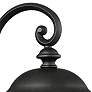 3_John Timberland Park Sienna 16 3/4" High Black Outdoor Wall Light more views