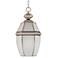 John Timberland Pewter 10" Wide Hanging Lantern Outdoor Light