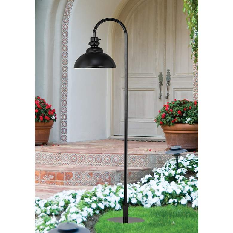 Image 2 John Timberland Portable Plug-In 68 inch High Outdoor Landscape Light