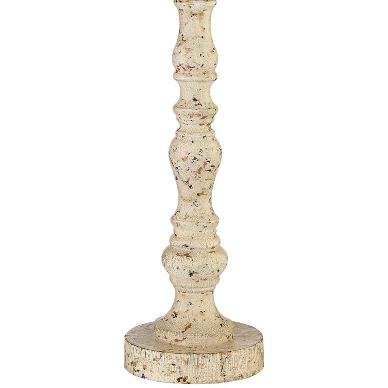 Image 5 John Timberland Rattan 27 1/2" Distressed Candlestick Table Lamp more views