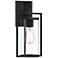 John Timberland Rennes 15 3/4" High Black Outdoor Wall Light