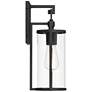 John Timberland Rennes 15 3/4" High Black Outdoor Wall Light in scene