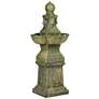 Thumbnail2 of John Timberland Royal Lion 54" High Garden Pedestal Outdoor Fountain
