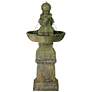 Thumbnail4 of John Timberland Royal Lion 54" High Garden Pedestal Outdoor Fountain more views