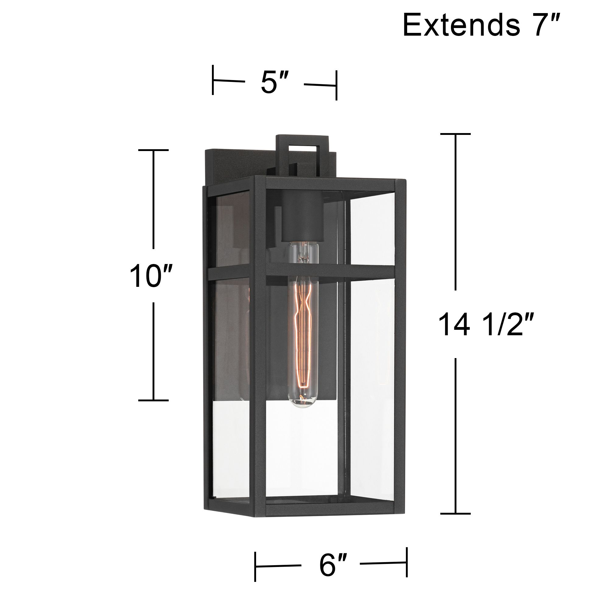 Watch A Video About the San Lucas Sand Black Outdoor Wall Light