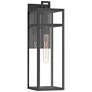 4_John Timberland San Lucas 18 3/4" High Sand Black Outdoor Wall Light
