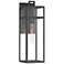 John Timberland San Lucas 18 3/4" High Sand Black Outdoor Wall Light