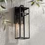 3_John Timberland San Lucas 18 3/4" High Sand Black Outdoor Wall Light