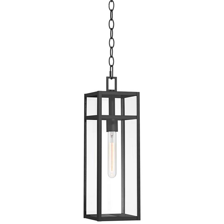 Image 3 John Timberland San Lucas 19 1/2" Sand Black Outdoor Hanging Light