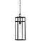 John Timberland San Lucas 19 1/2" Sand Black Outdoor Hanging Light