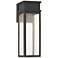 John Timberland Sintef 14 1/4" High Sand Black LED Outdoor Wall Light
