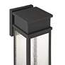 3_John Timberland Sintef 14 1/4" High Sand Black LED Outdoor Wall Light more views