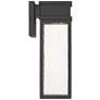 John Timberland Sintef 14 1/4" High Sand Black LED Outdoor Wall Light