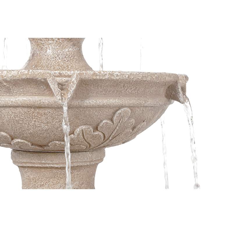Image 5 John Timberland Stafford 48 inch Three Tier Traditional Garden Fountain more views