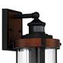 3_John Timberland Stan 15 1/2" Motion Sensor Black Outdoor Lights Set more views