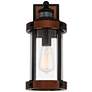 4_John Timberland Stan 15 1/2" Motion Sensor Black Outdoor Lights Set more views