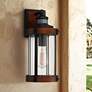 7_John Timberland Stan 15 1/2" Motion Sensor Black Outdoor Lights Set more views