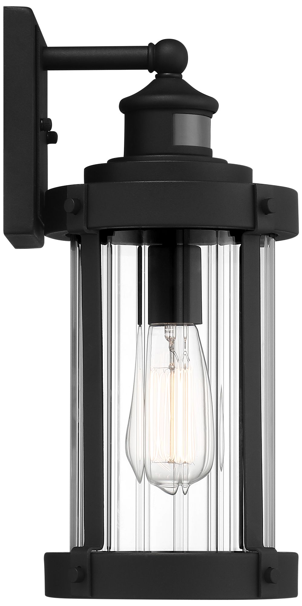 Image 6 John Timberland Stan 15" Black Motion Sensor Outdoor Lights Set of 2 more views