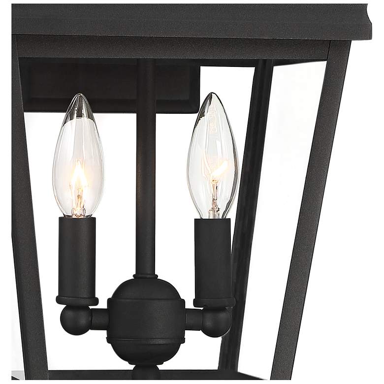 Image 4 John Timberland Stratton Street 16 1/2 inch High Black Outdoor Wall Light more views