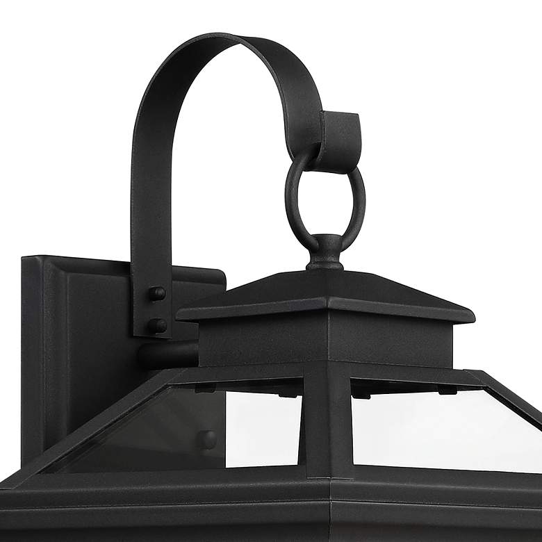 Image 5 John Timberland Stratton Street 16 1/2 inch High Black Outdoor Wall Light more views