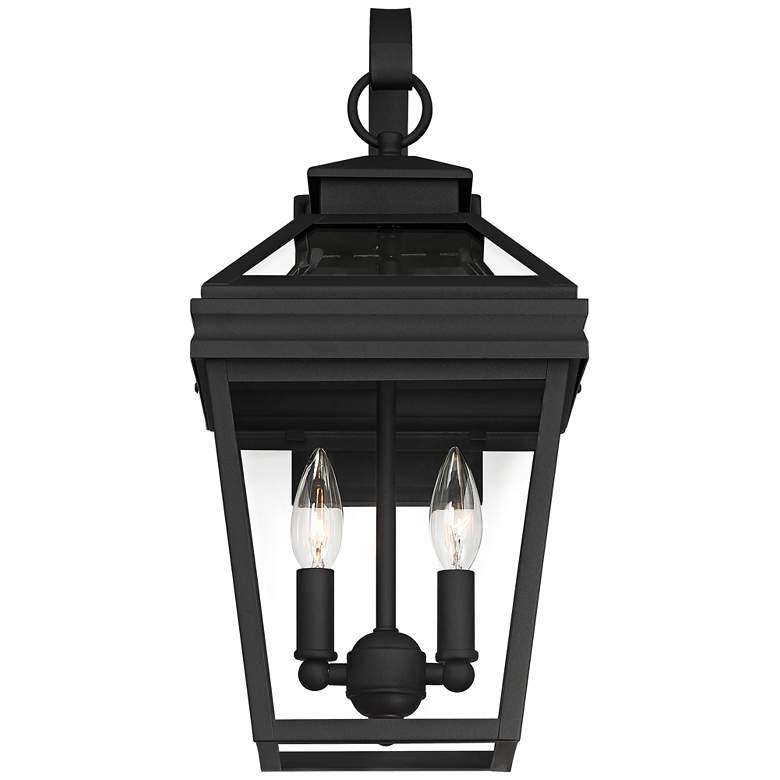 Image 7 John Timberland Stratton Street 16 1/2" High Black Outdoor Wall Light more views
