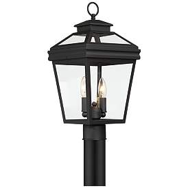 Image2 of John Timberland Stratton Street 18 1/2" High Black Outdoor Post Light