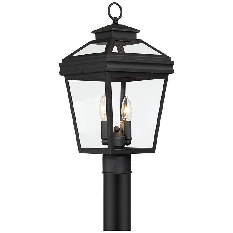 Image 2 John Timberland Stratton Street 18 1/2" High Black Outdoor Post Light