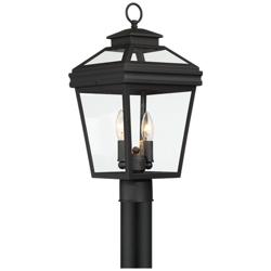John Timberland Stratton Street 18 1/2" High Black Outdoor Post Light