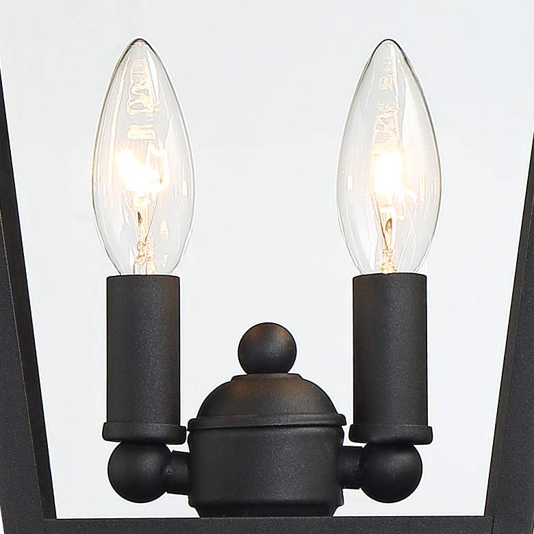 Image 3 John Timberland Stratton Street 18 1/2" High Black Outdoor Post Light more views