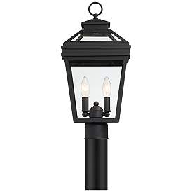 Image4 of John Timberland Stratton Street 18 1/2" High Black Outdoor Post Light more views