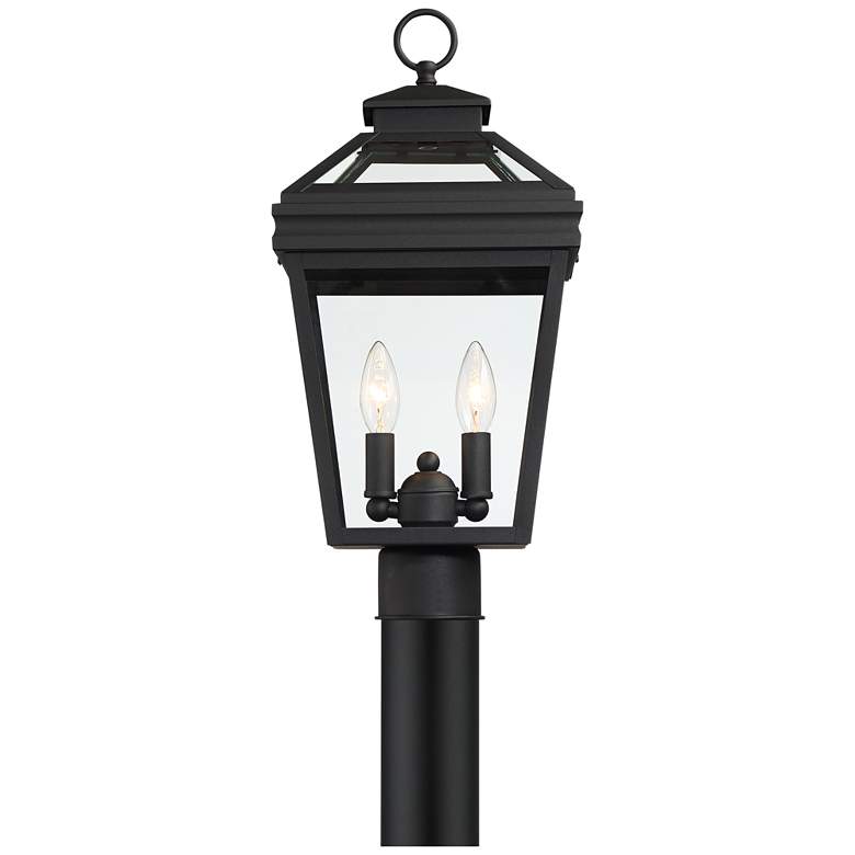 Image 4 John Timberland Stratton Street 18 1/2" High Black Outdoor Post Light more views
