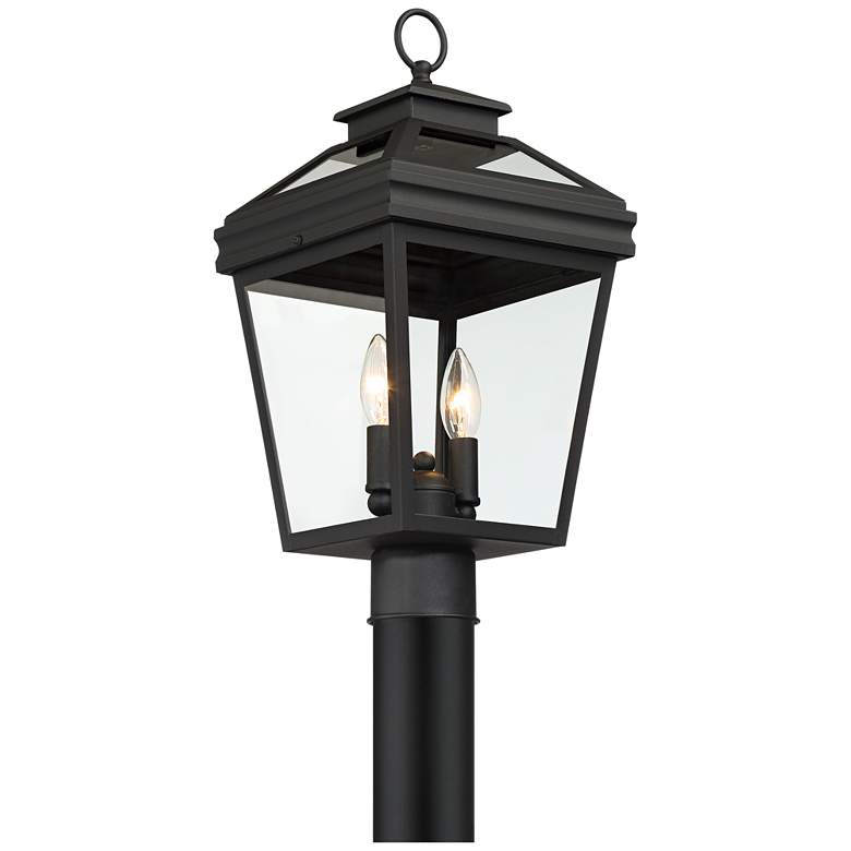 Image 5 John Timberland Stratton Street 18 1/2" High Black Outdoor Post Light more views