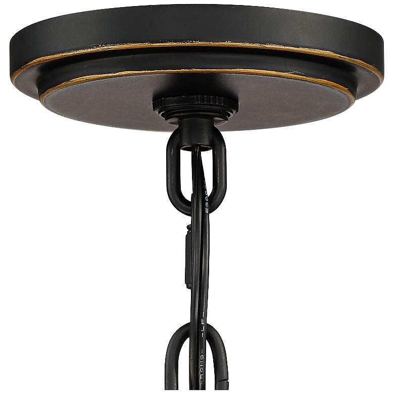 Image 5 John Timberland Sunderland 24 3/4" High Black Outdoor Hanging Light more views