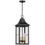 7_John Timberland Sunderland 24 3/4" High Black Outdoor Hanging Light more views