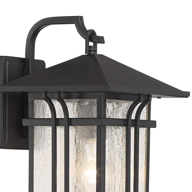 Image 2 John Timberland Syon 14"H Bronze and Glass Outdoor Wall Light Set of 2 more views