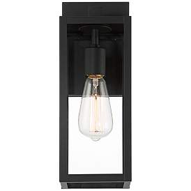 Image4 of John Timberland Titan 14 1/4" Mystic Black Outdoor Lights Set of 2 more views