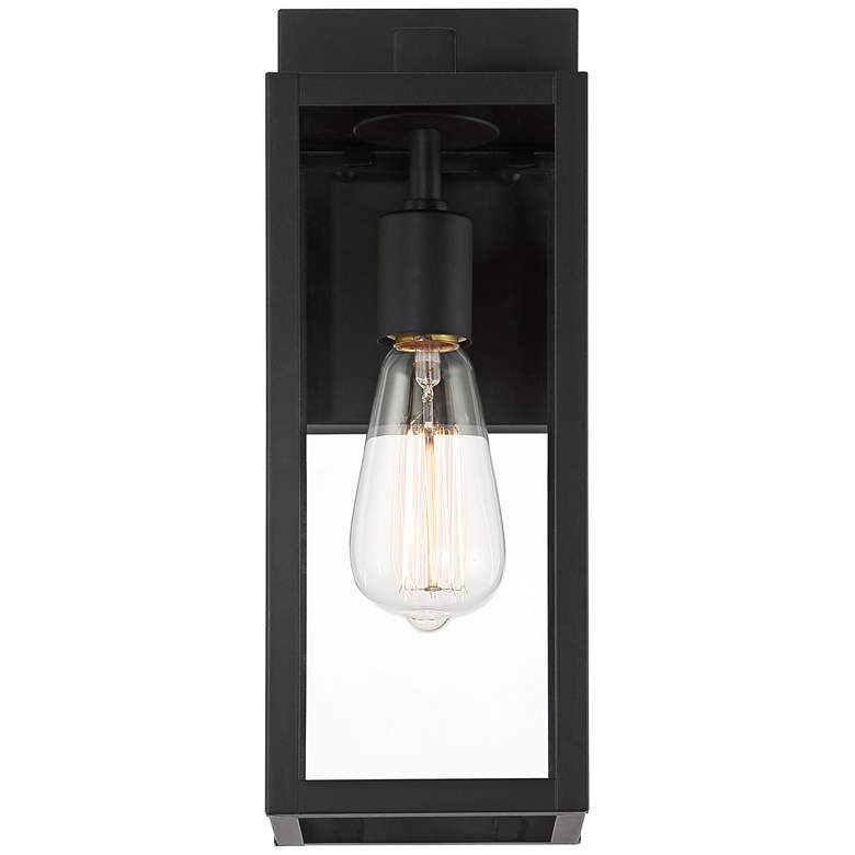 Image 4 John Timberland Titan 14 1/4" Mystic Black Outdoor Lights Set of 2 more views