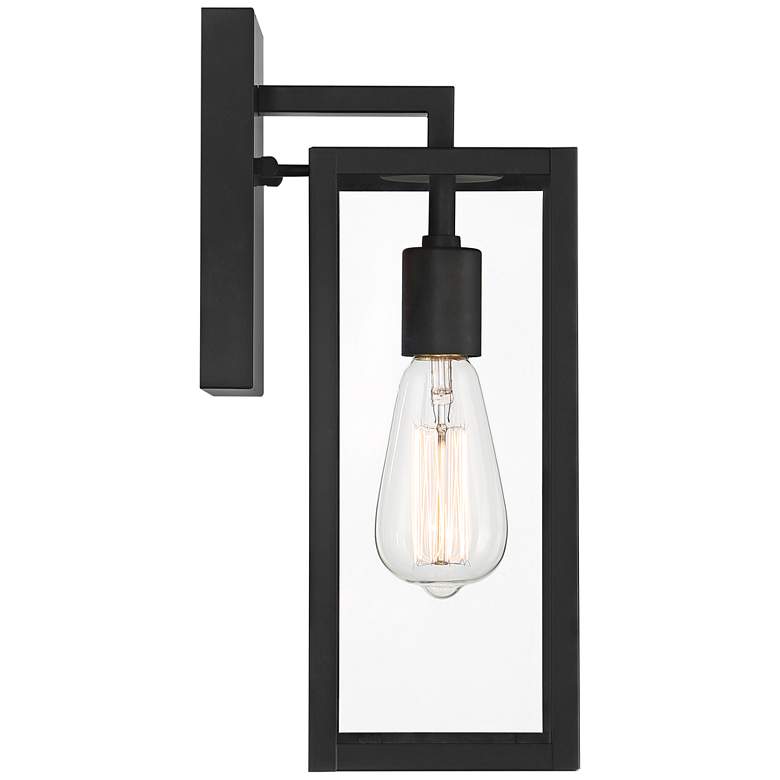 Image 6 John Timberland Titan 14 1/4" Mystic Black Outdoor Lights Set of 2 more views