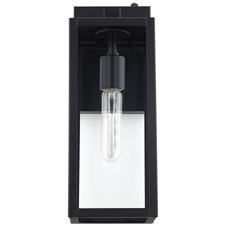 Image 4 John Timberland Titan 14" Black Dusk to Dawn Outdoor Lights Set of 2 more views