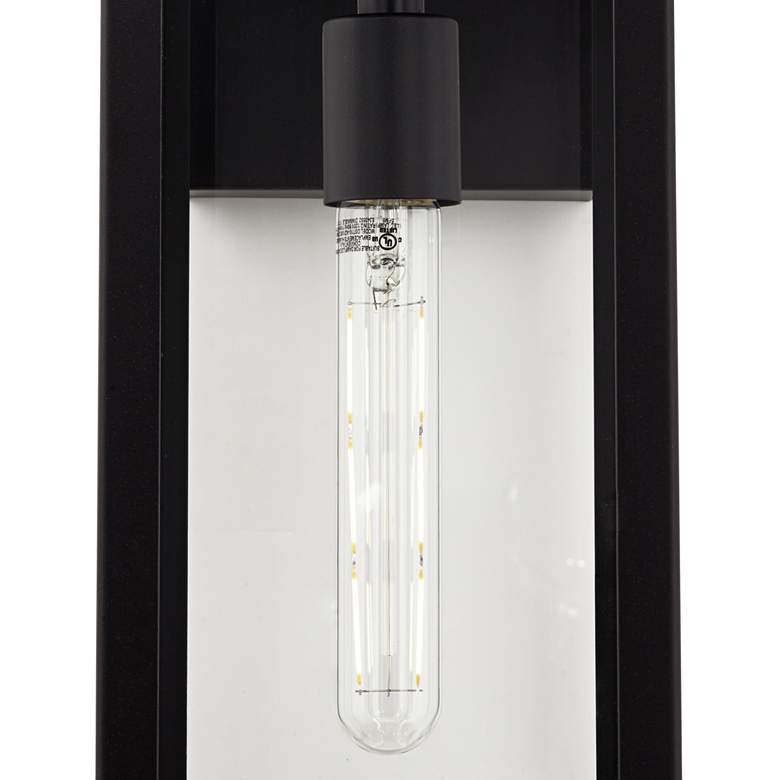 Image 4 John Timberland Titan 17" Mystic Black Outdoor Wall Lights Set of 2 more views